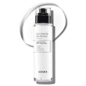 COSRX 6X Peptide Collagen Booster Toner Serum, Niacinamide & Hyaluronic Acid Skin Renewal Boosting Facial Essence 